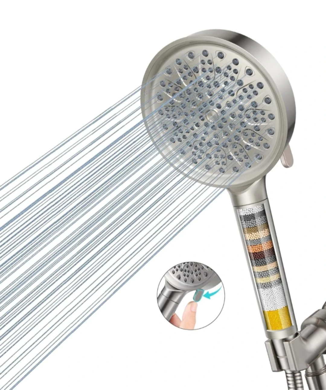 Cobbe Handheld Shower Head with Filter, High Pressure 6 Spray ..