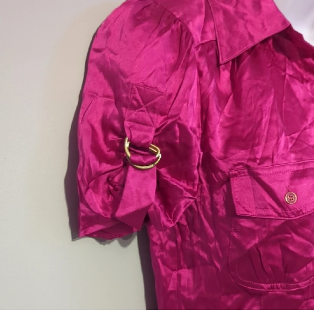 Le Château Pink Silk Blend Blouse - photo 2