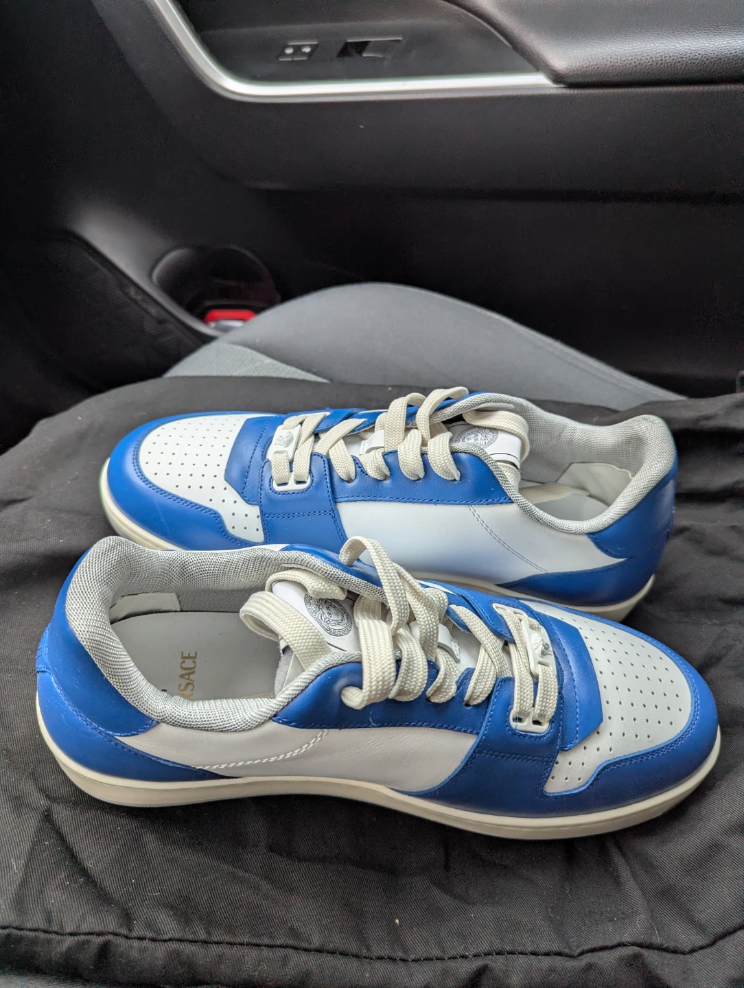 Versace Medusa Spirit Sneakers - Blue/White - photo 2