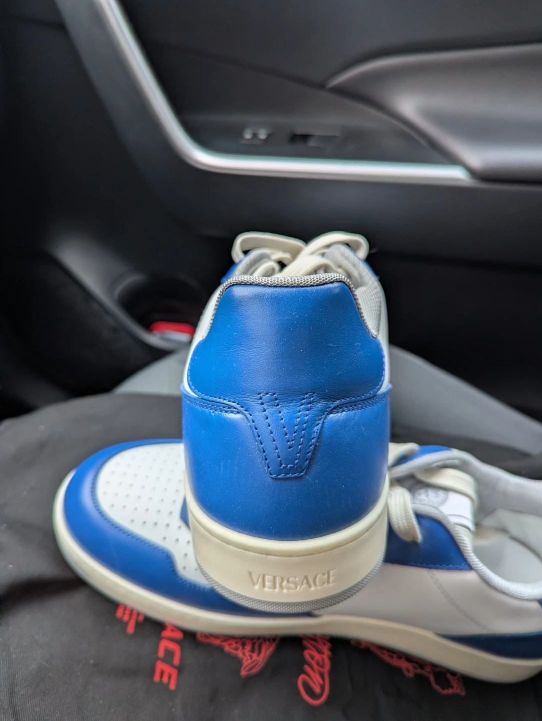 Versace Medusa Spirit Sneakers - Blue/White - photo 3