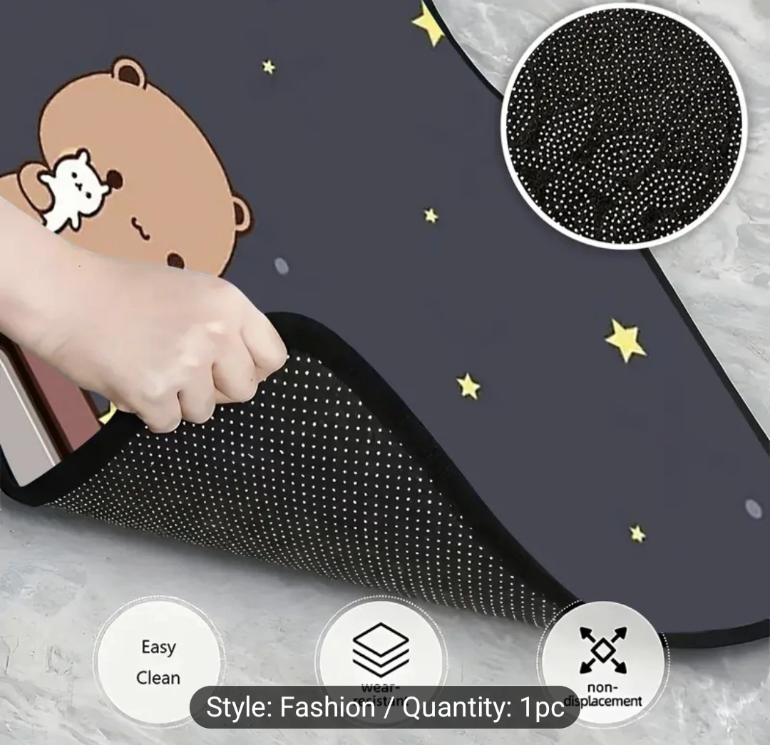 Car Trunk Mat with Cute Bear Design - photo 4