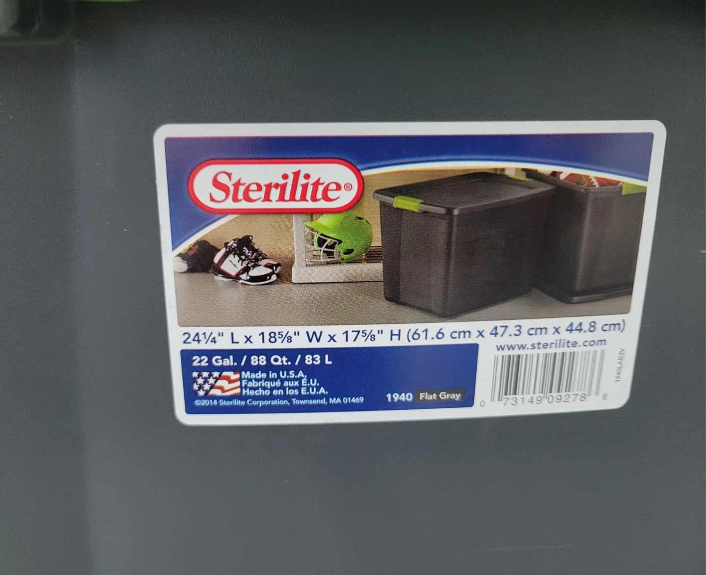 5 storage bins with lids - photo 4