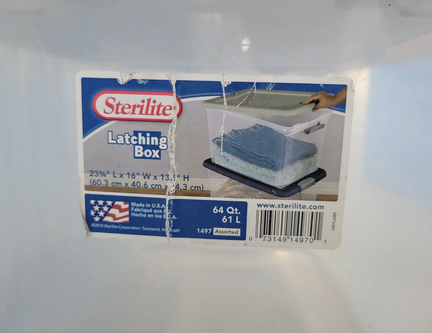 5 storage bins with lids - photo 5