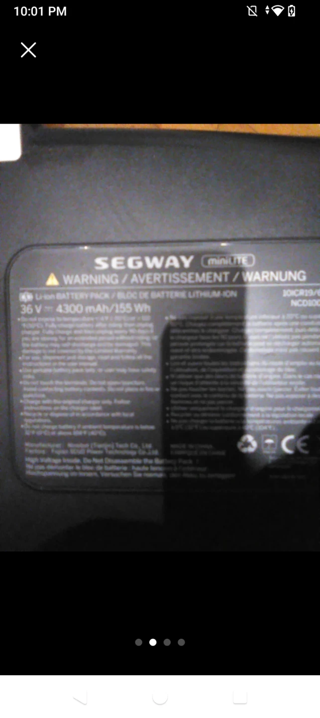 Segway miniLITE N4M160 Self-Balancing Scooter - photo 2