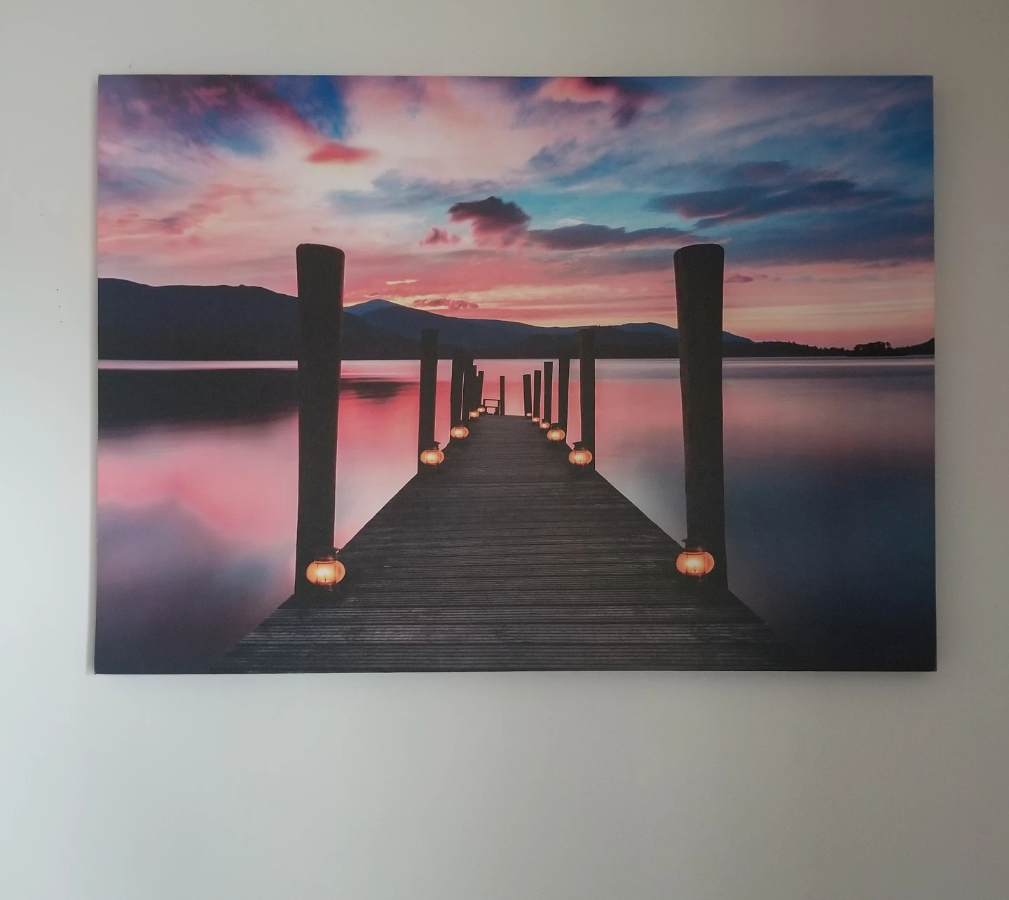 Wall Art Print - Dock at Sunset