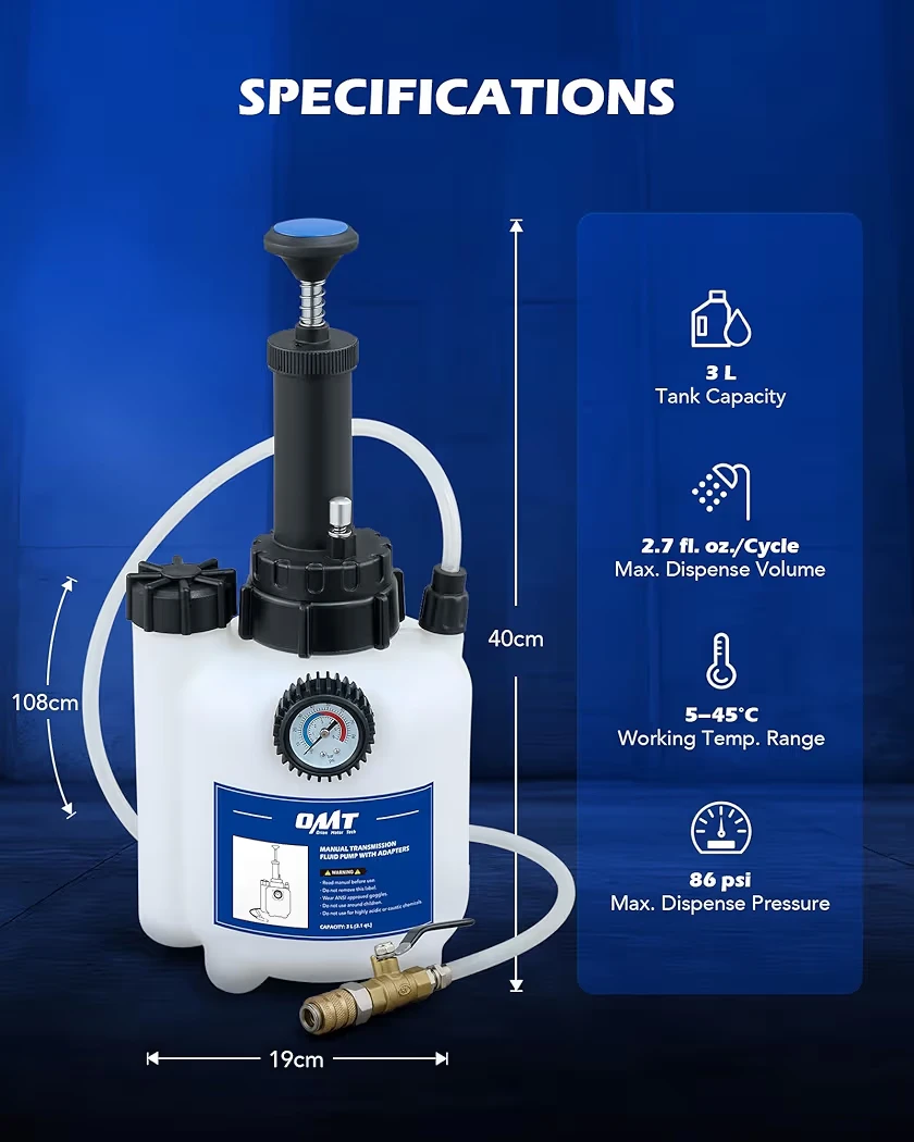OMT Professional Transmission Fluid Refill Pump Kit - photo 4