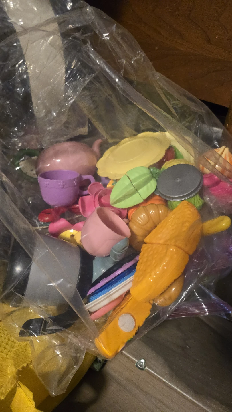 🏆 Assorted Plastic Play Food Set 🏆