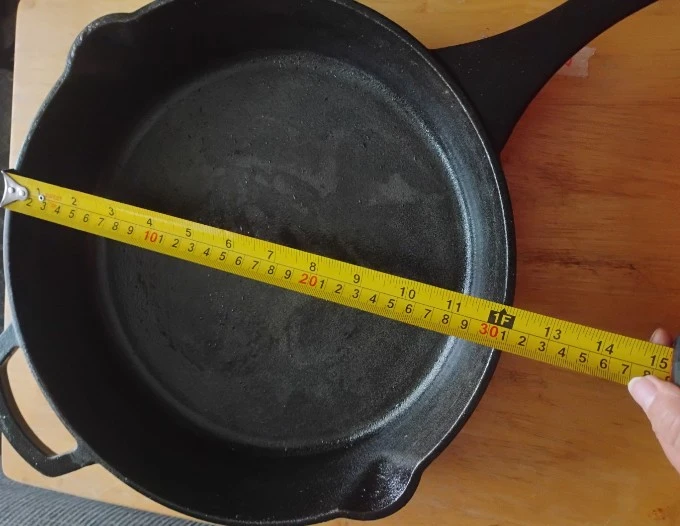 Master Chef Cast Iron Skillet - 12 Inch