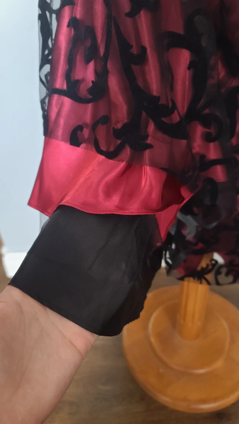 Laura Red & Black Cocktail Dress - Size 14 (XL) 🥕 - photo 2