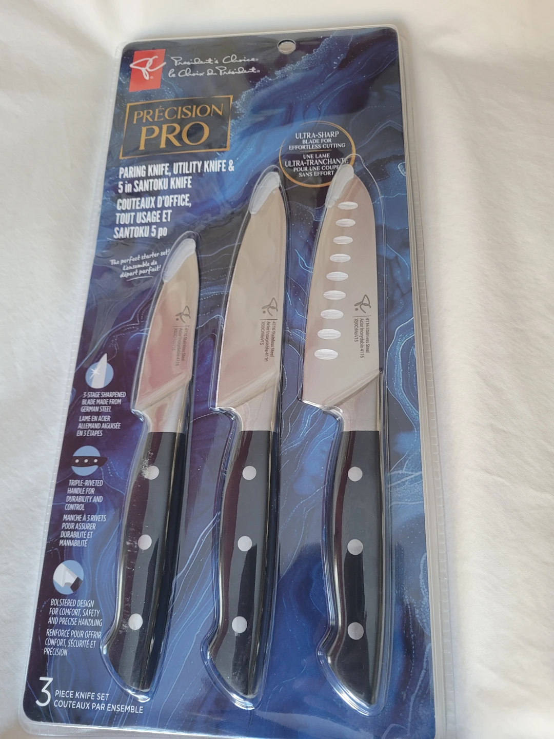 🥕Precision Pro 3-Piece Knife Set