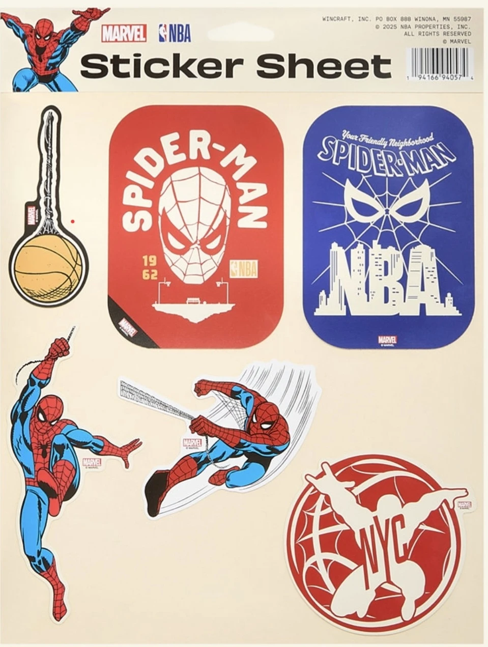 Marvel | NBA | Macy's Spider-Man Sticker Set (Macy's Exclusive) - photo 4