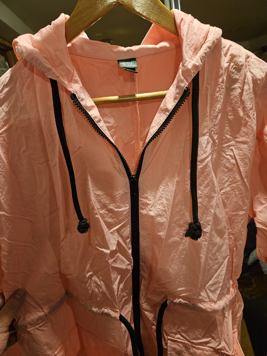 Wild Fable Pink Hooded Anorak Jacket Size S - photo 4