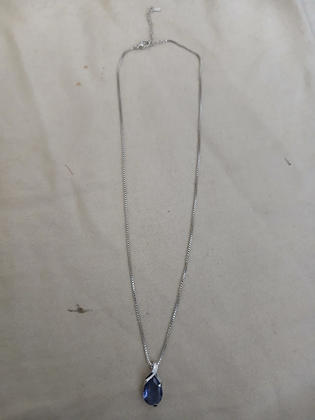 925 Silver And Lab Grown Amethyst Pendant Necklace