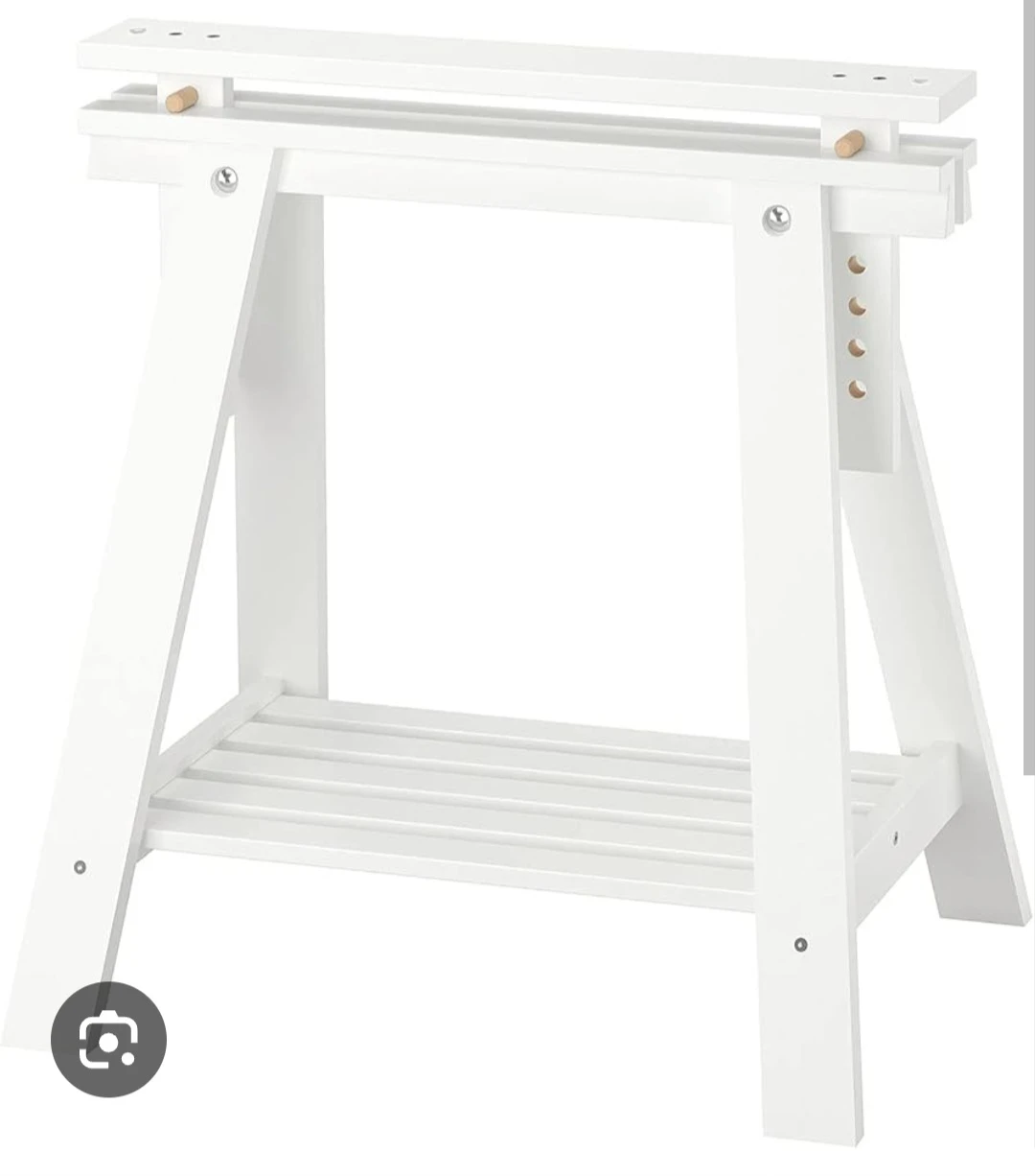 IKEA MITTBACK White Table Legs Trestles (Set of 2) - photo 5