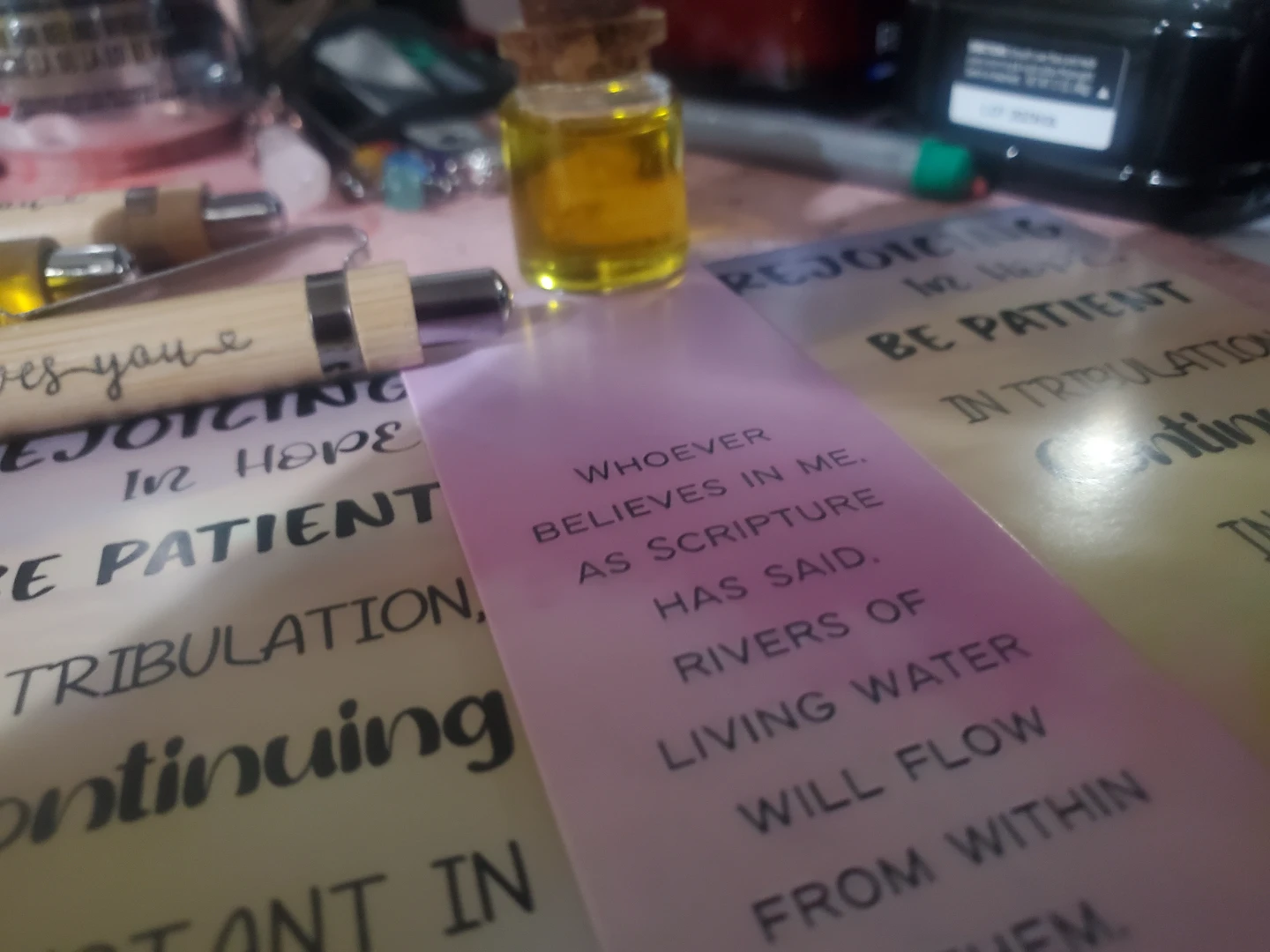 Inspirational Bookmarks with Scripture Verses - photo 3