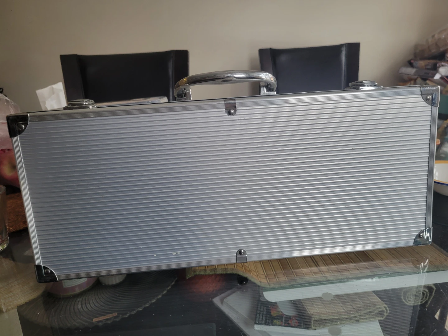 BBQ Tool Set with Silver Case