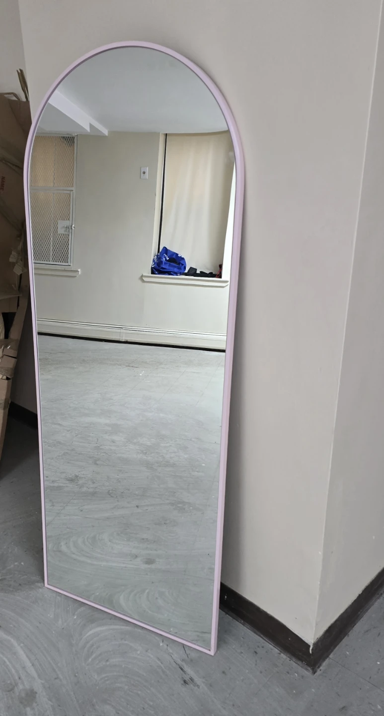 IKEA Arch Mirror with Pink Frame - photo 5