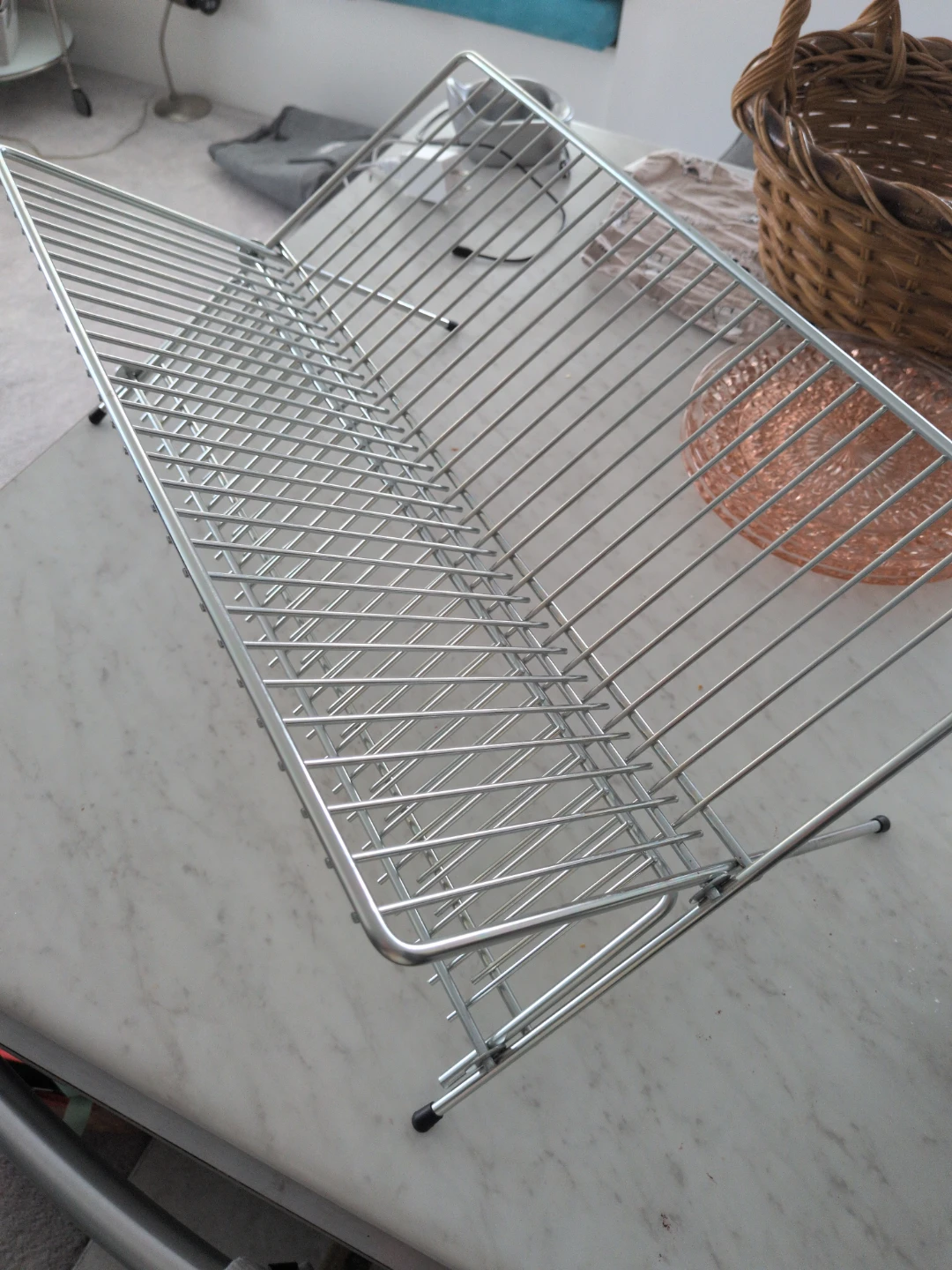 Foldable Wire Dish Rack