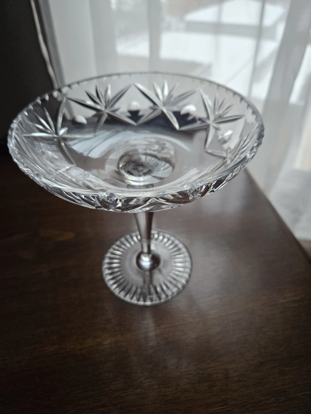 Crystal Footed Compote Dish - photo 2