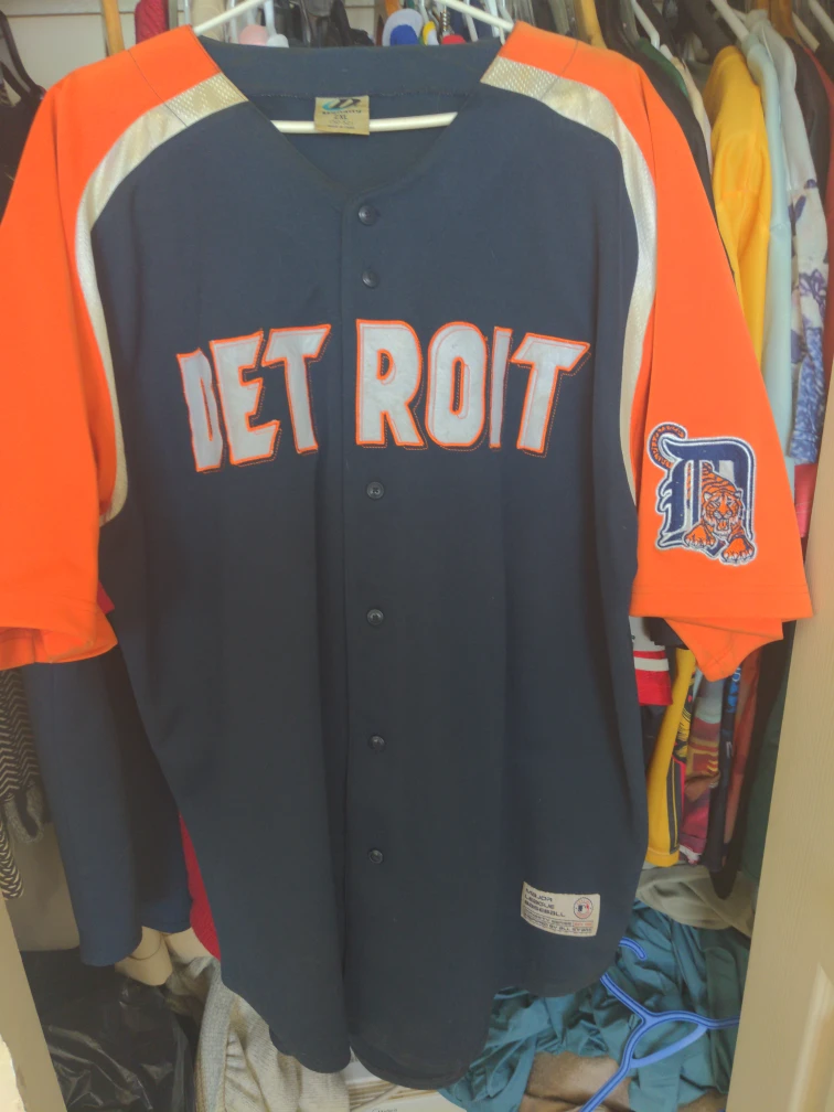 Detroit Tigers MLB Dynasty Series Baseball Jersey 2XL