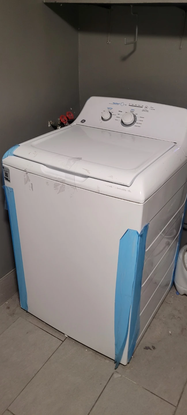 GE White Top Load Washing Machine