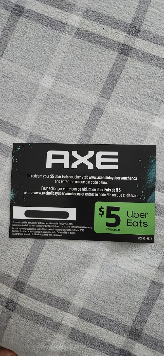 $5 Uber Eats Voucher