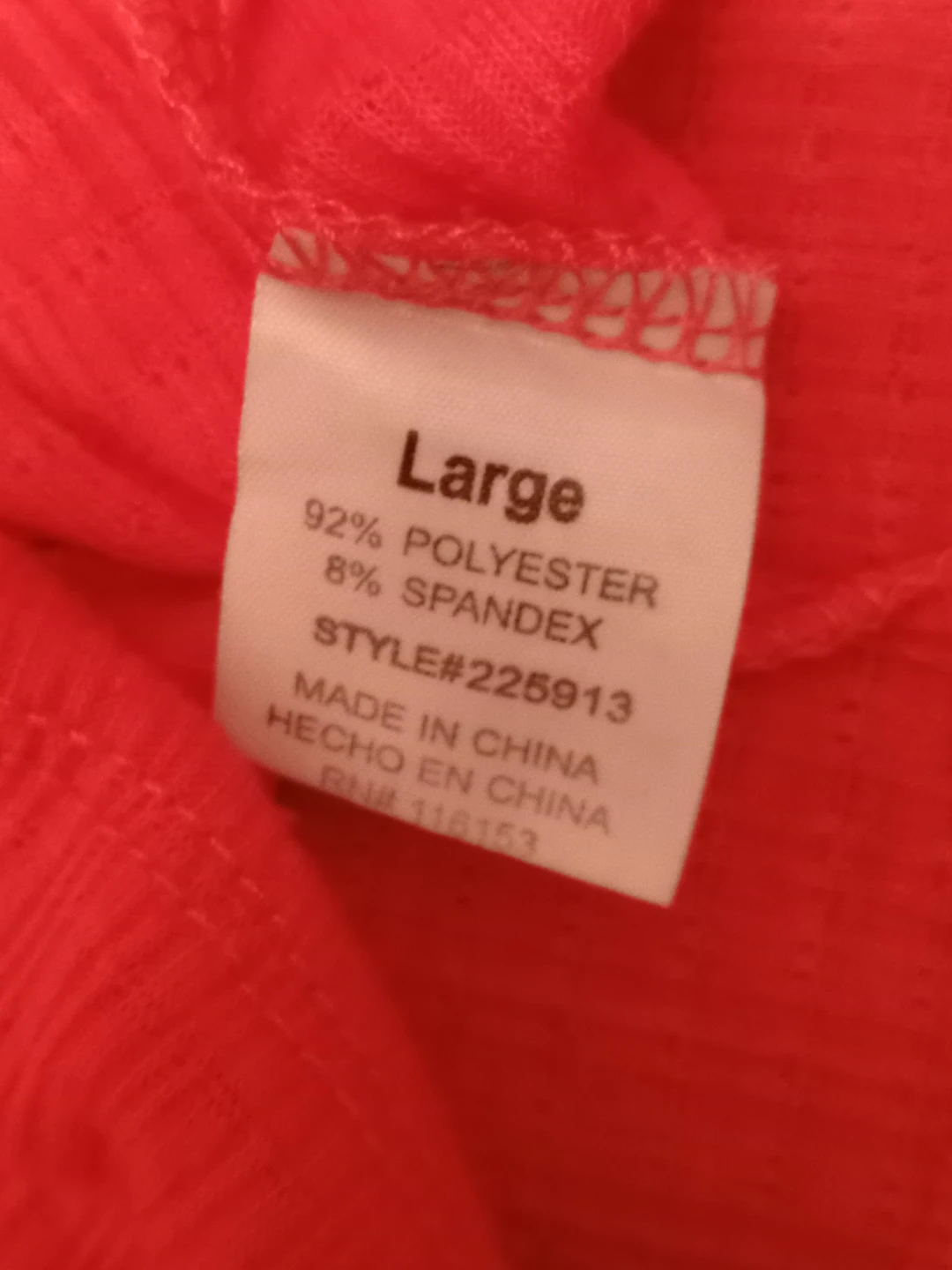POOF! Women's Red Tank Top - Large - photo 3