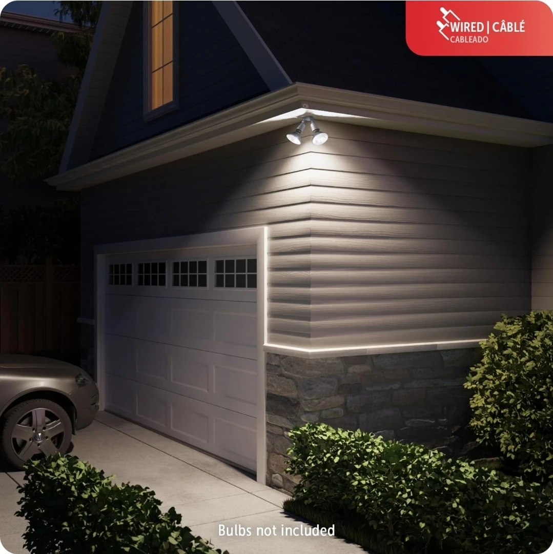 GLOBE Electric Twin Head Security Flood Light - photo 2
