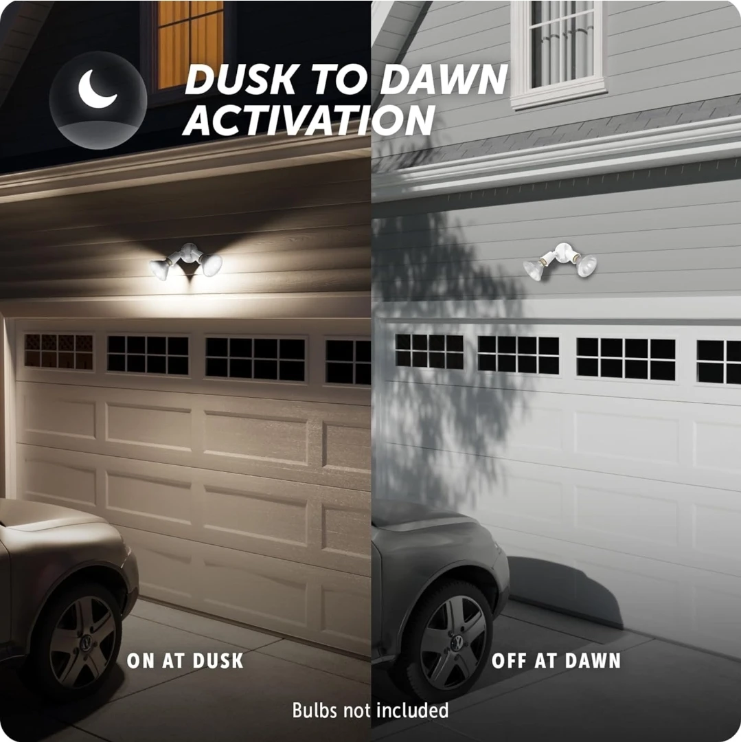 GLOBE Electric Twin Head Security Flood Light - photo 5