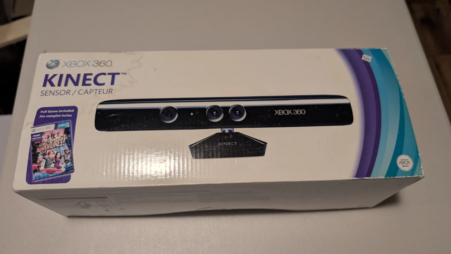 Xbox 360 Kinect Sensor with Adventures Game