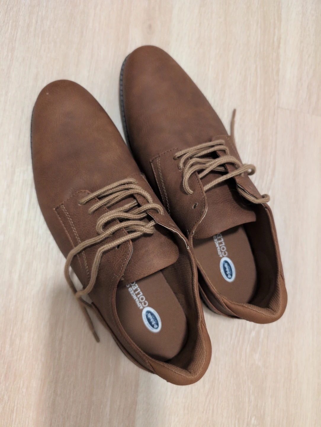 Dr. Scholl's Men's Brown Lace-Up Dress Shoes