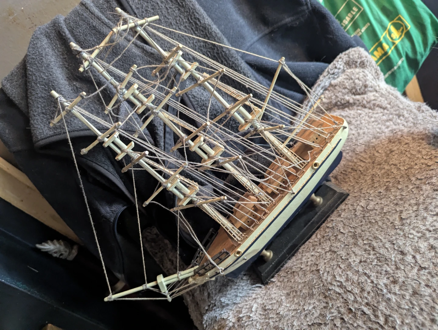 Model Sailing Ship. USS Constitution