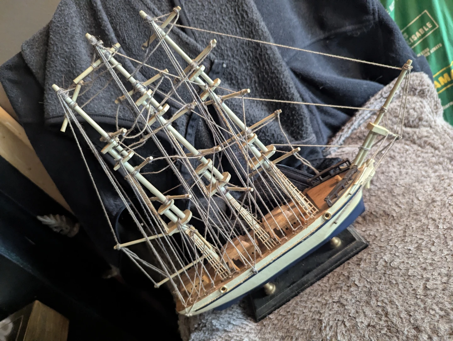Model Sailing Ship. USS Constitution - photo 2
