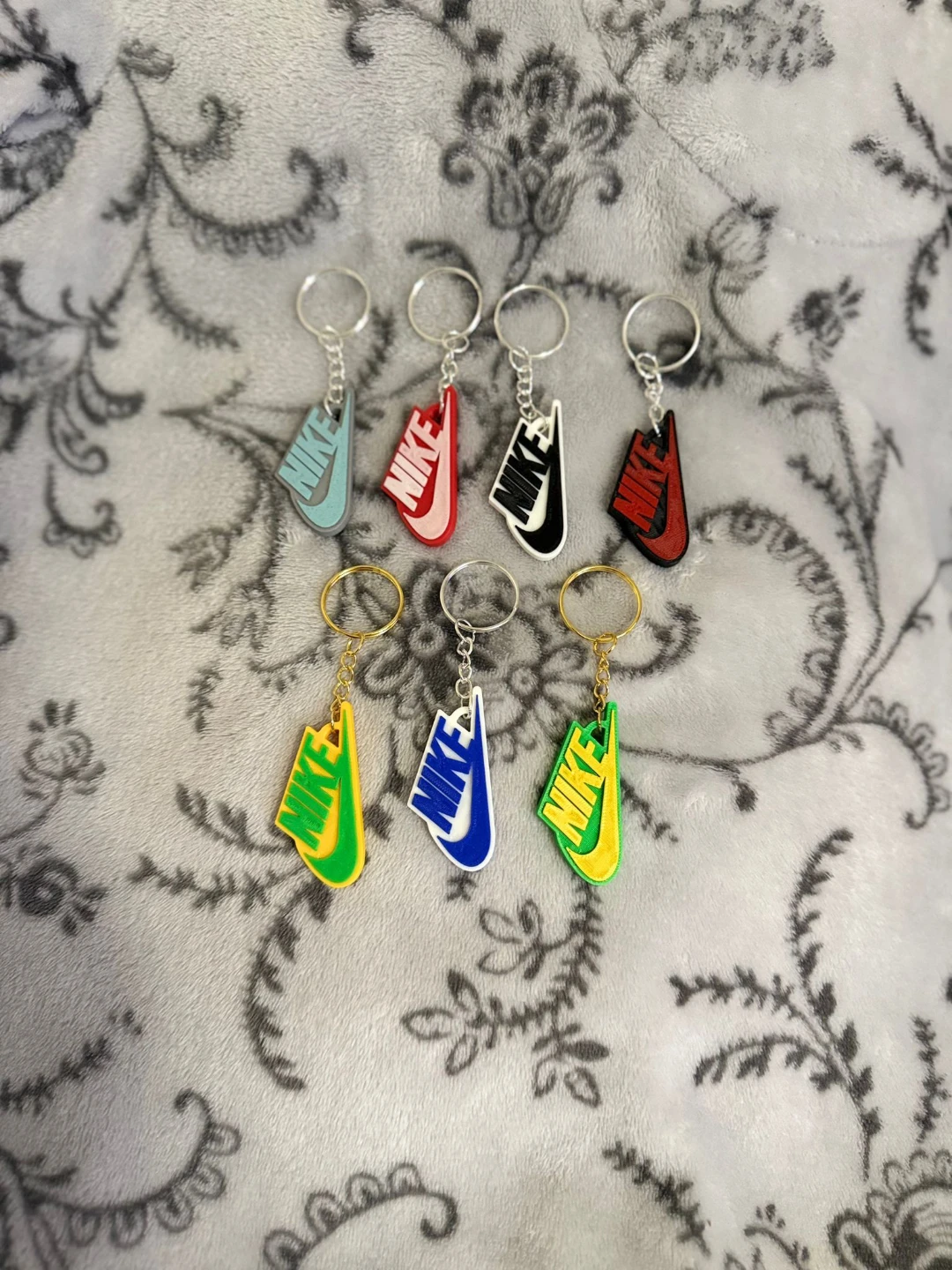 Nike Swoosh Keychains - Multiple Colours