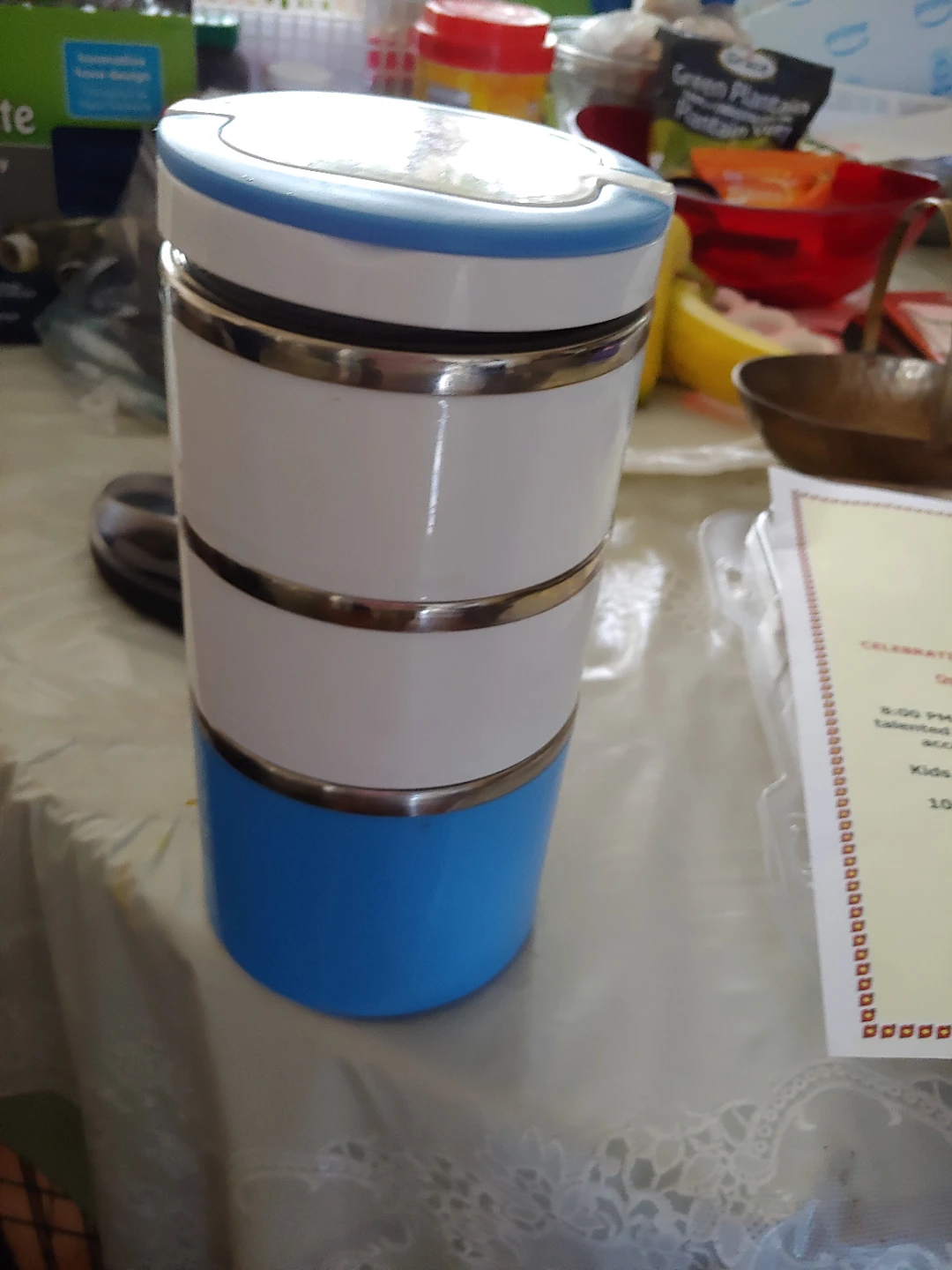 Stackable Stainless Steel Lunch Box - photo 2