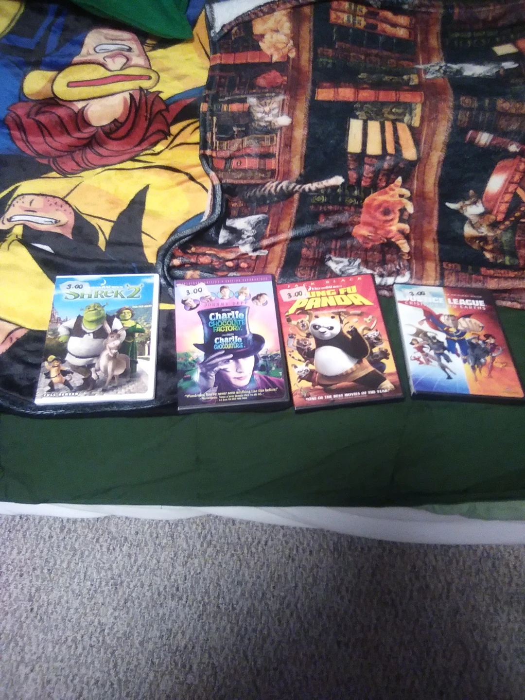 various dvds