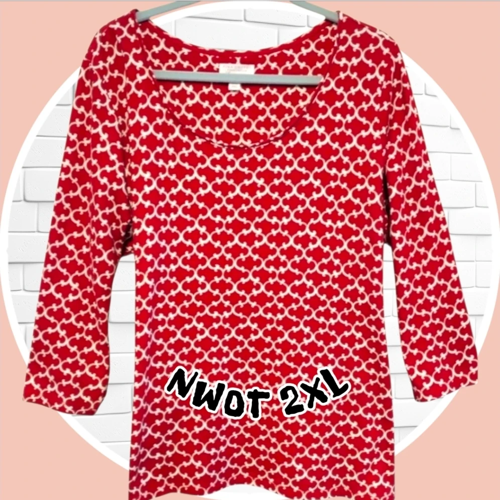 NWOT 2XL Charter Club Luxury Top 100% Pima Cotton 🏆