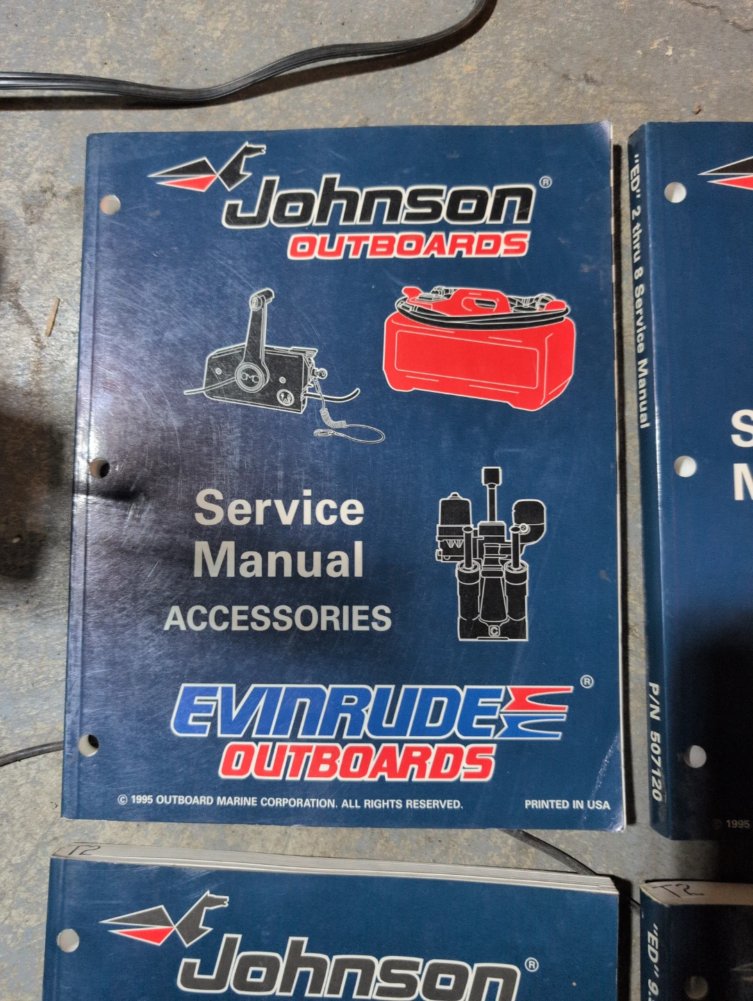 Johnson Evinrude Outboards Service Manuals (Lot of 4) - photo 2