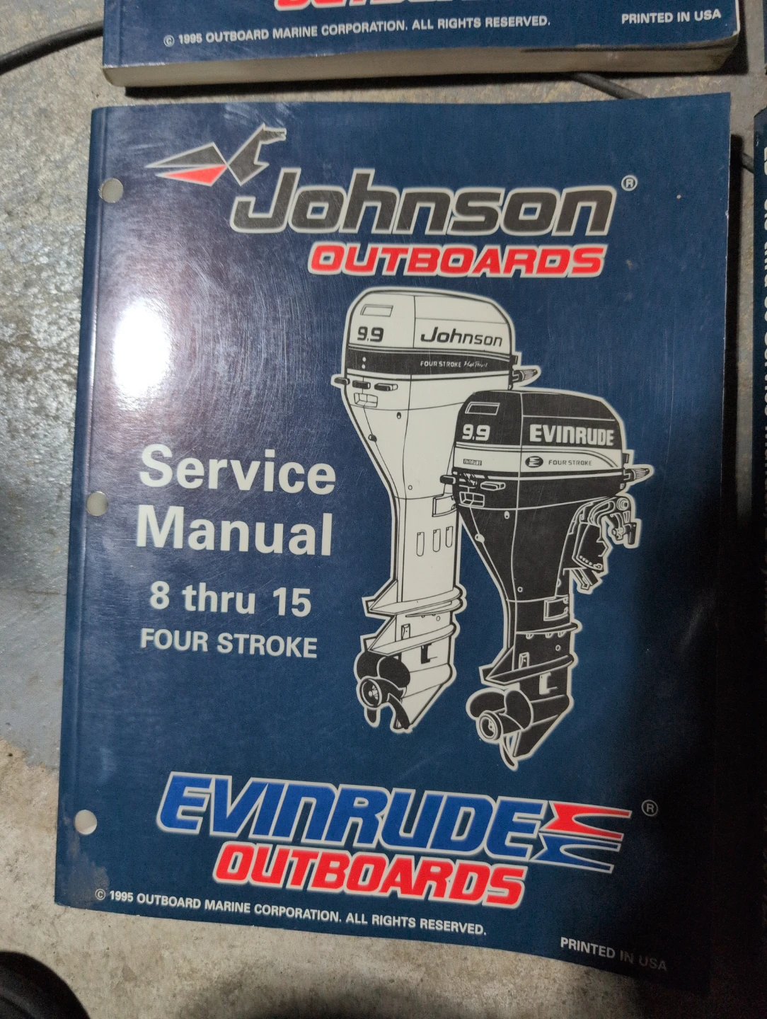 Johnson Evinrude Outboards Service Manuals (Lot of 4) - photo 4