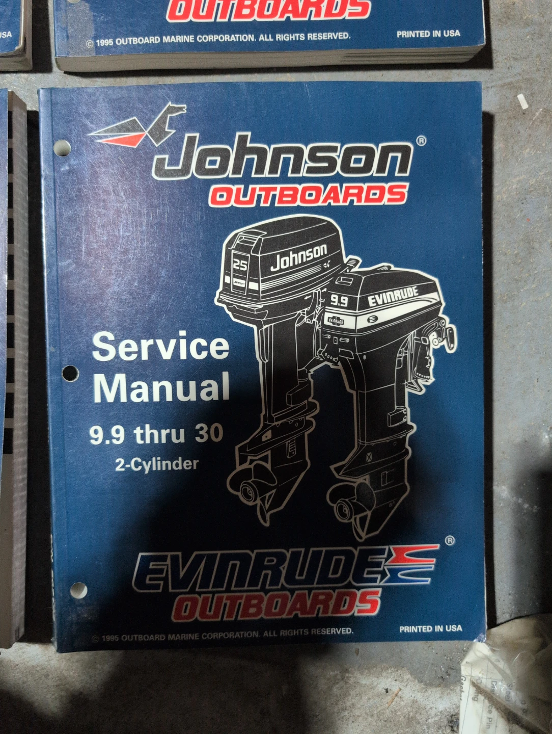 Johnson Evinrude Outboards Service Manuals (Lot of 4) - photo 5
