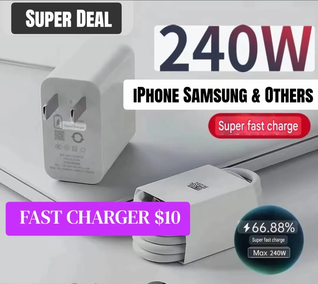 240W Super Fast Charging Kit - USB to Type-C