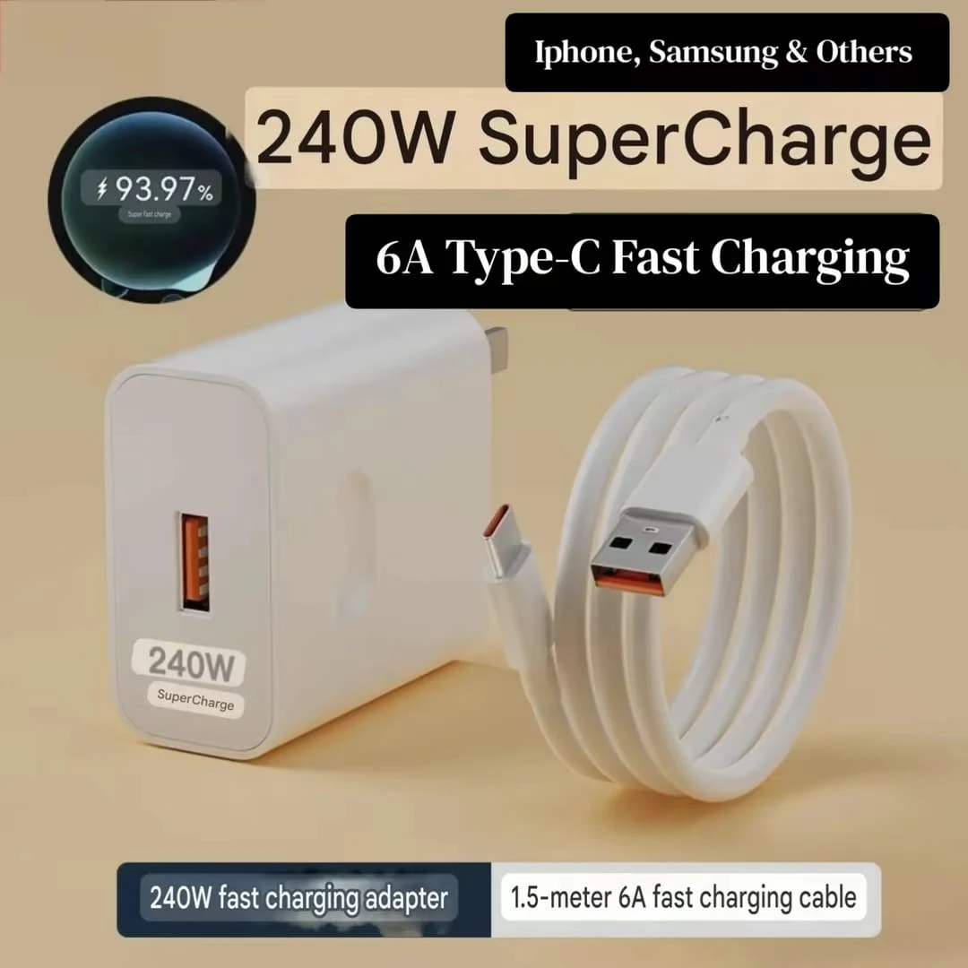 240W Super Fast Charging Kit - USB to Type-C - photo 3