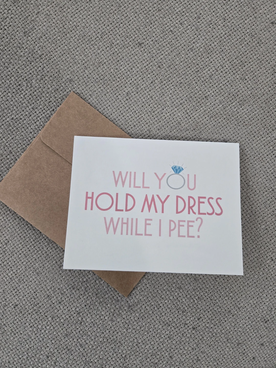 Bridesmaid proposal card