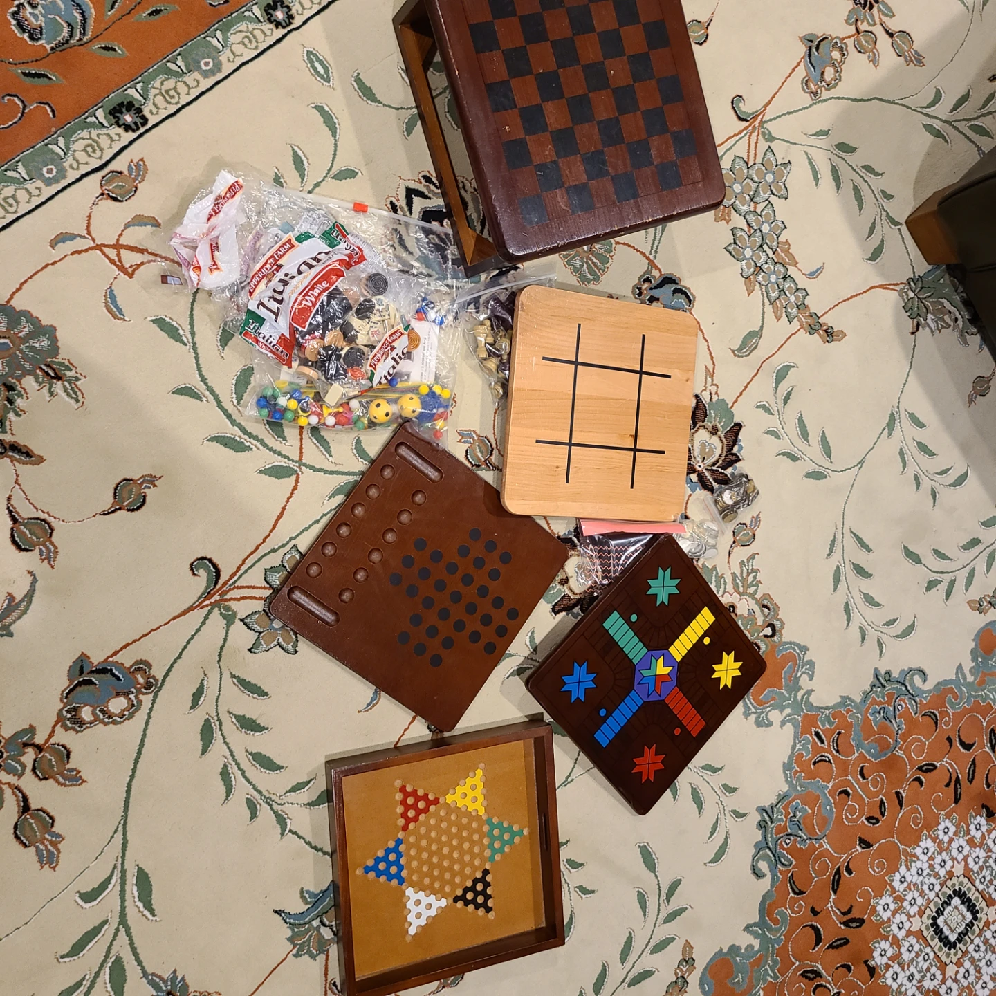 Assorted Wooden Board Games Set"🏆" - photo 2