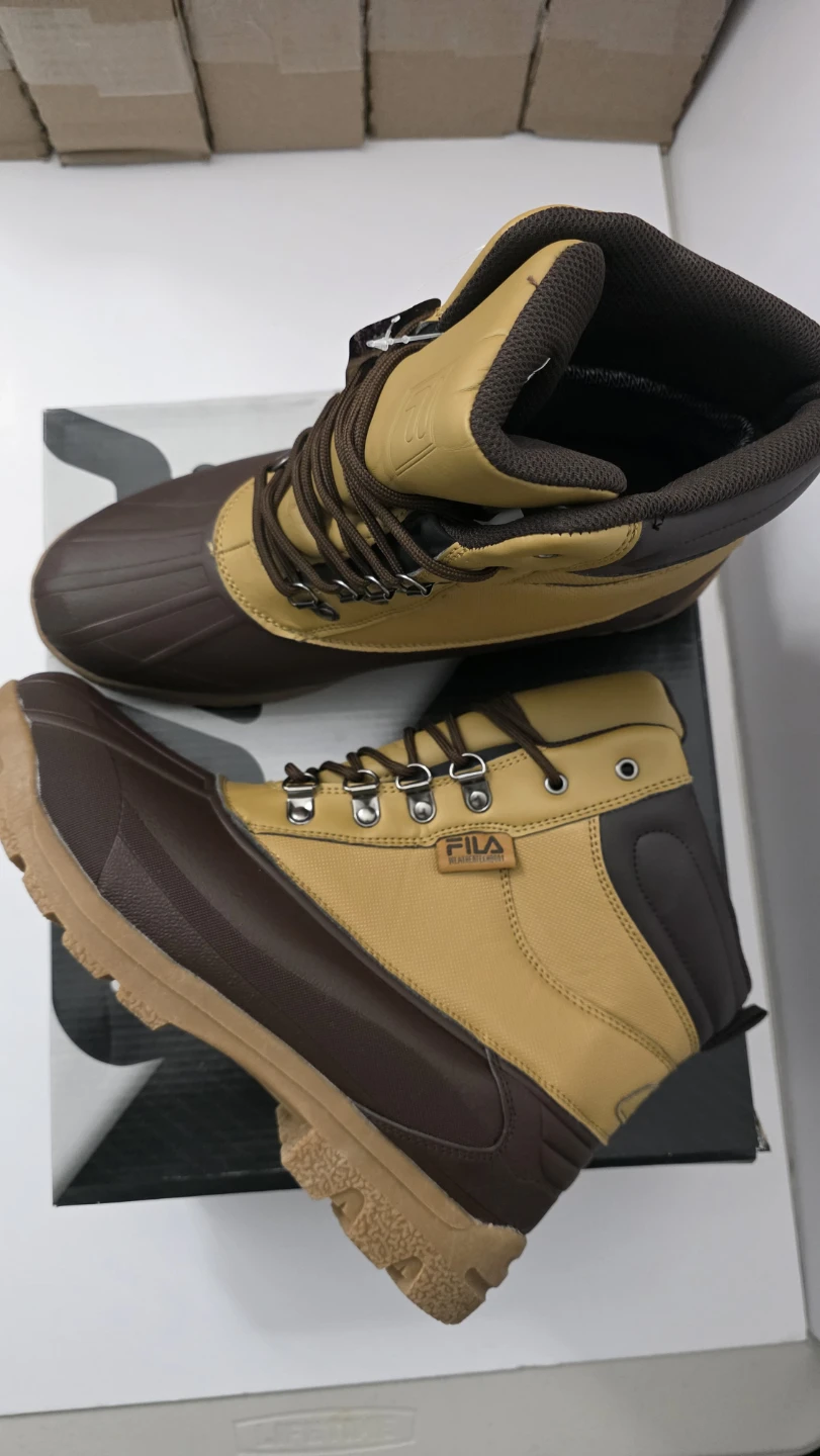 Fila Waterproof Winter Boots - Brown/Tan