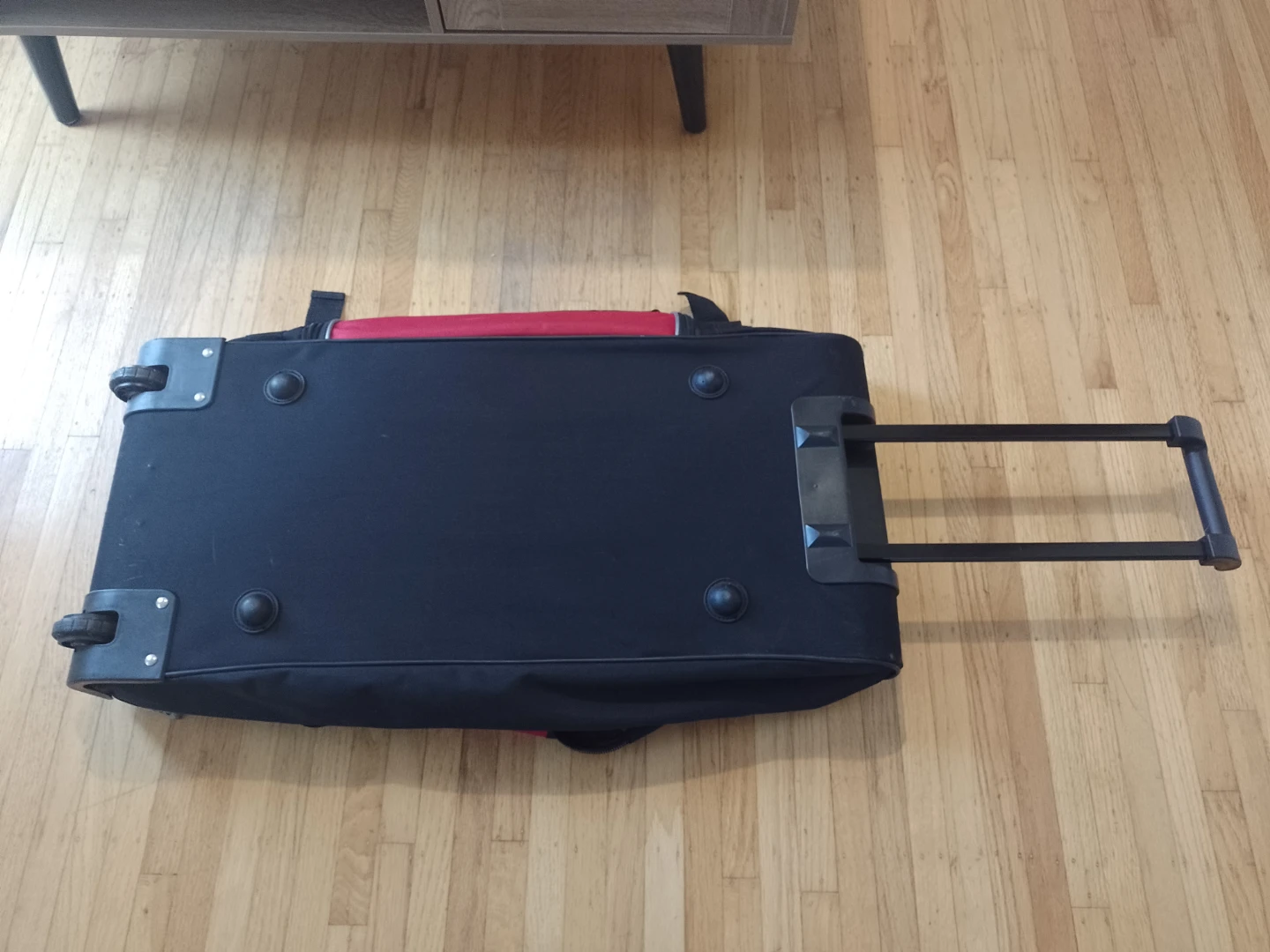 Red and Black Rolling Duffel Bag - photo 5