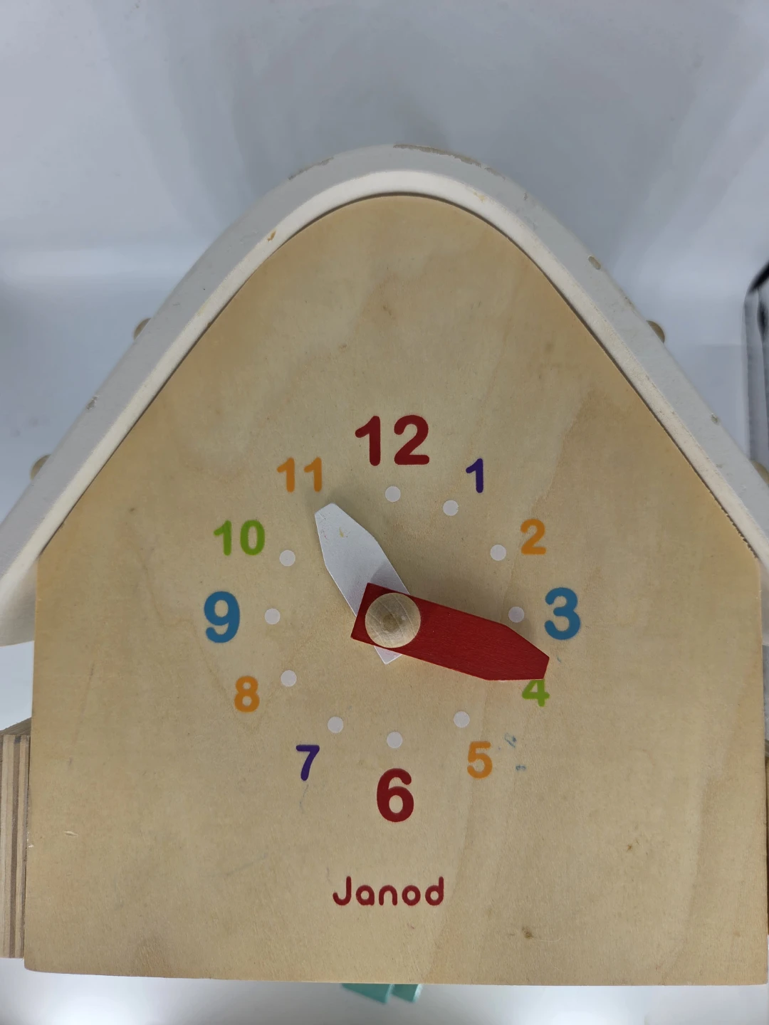 Janod Wooden Sorting House with Clock Toy🏆 - photo 3