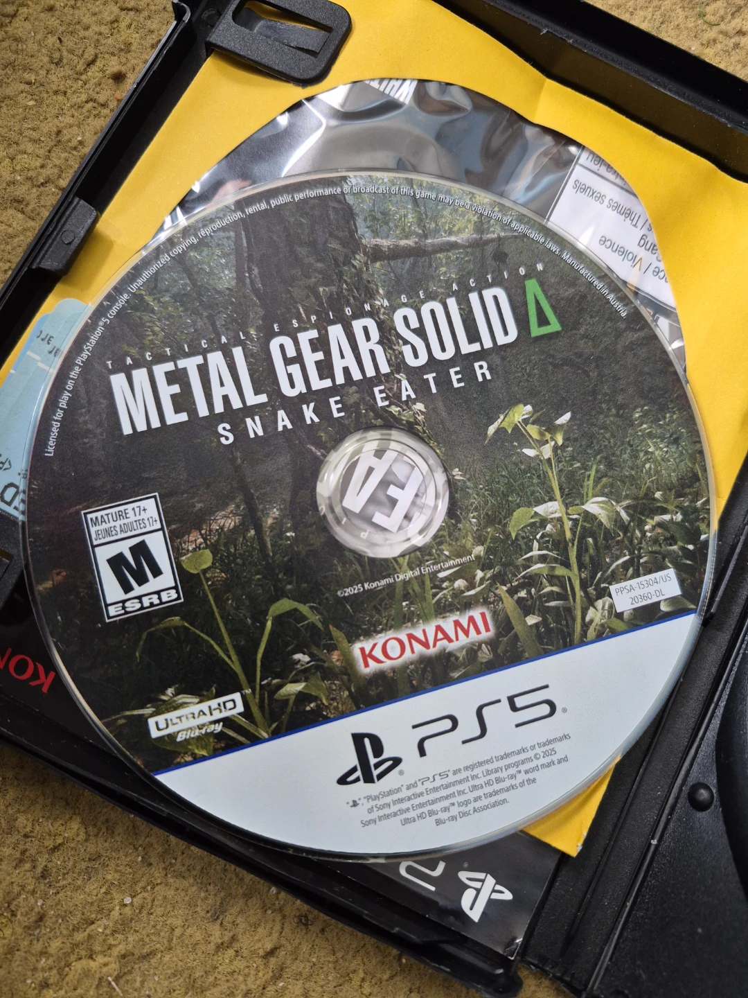 Metal Gear Solid Delta: Snake Eater PS5 Game