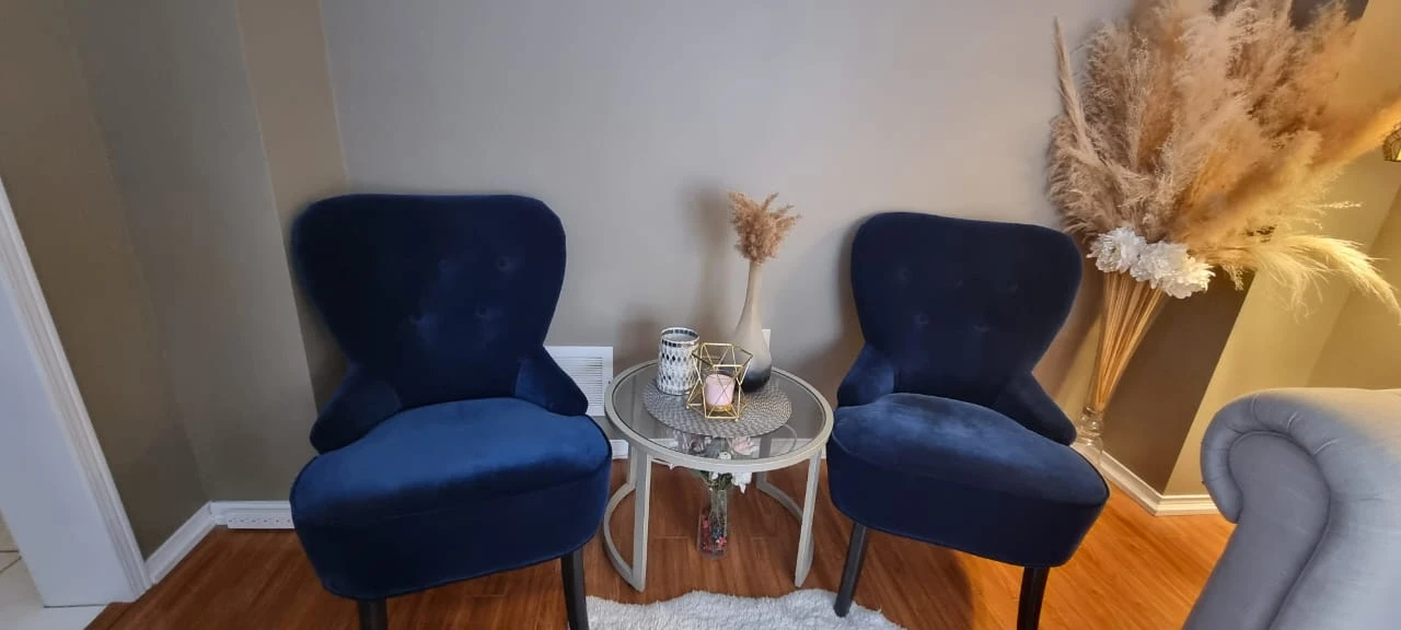 IKEA REMSTA Armchair - Hakebo dark grey