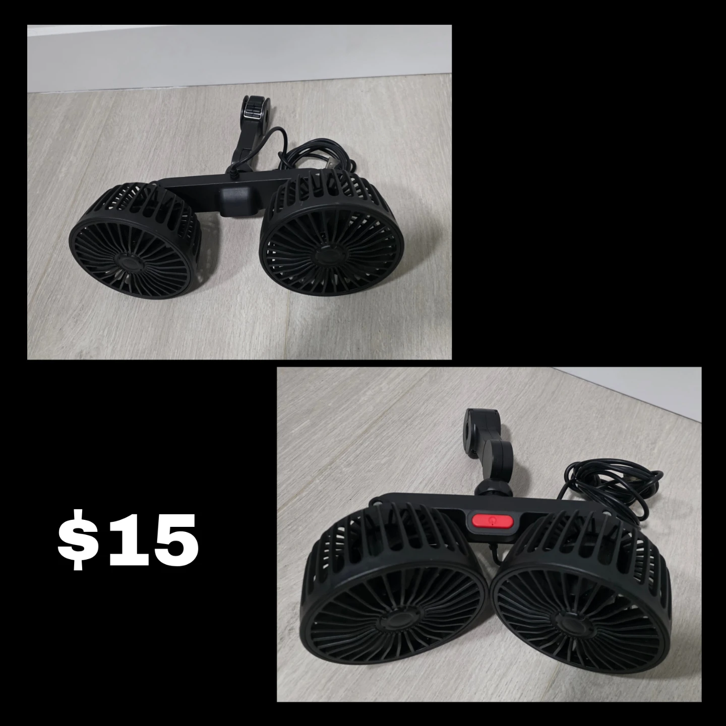 Rotatable Car Fan - photo 2